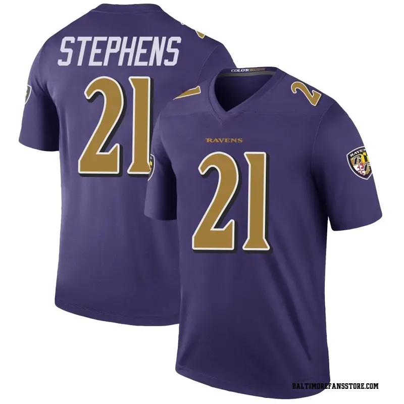 Men's Purple Legend Brandon Stephens Baltimore Color Rush Jersey