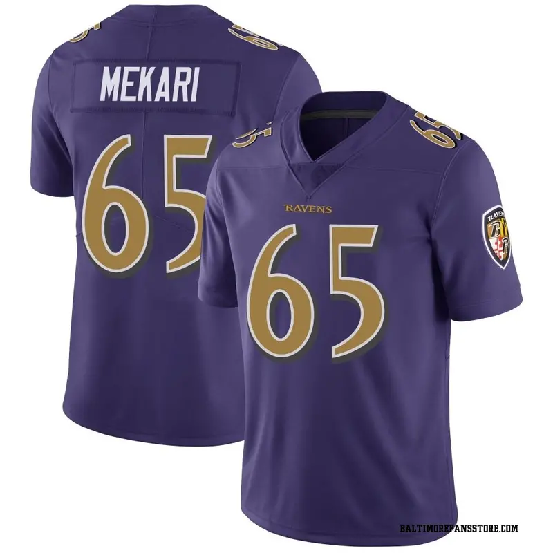 Men's Purple Limited Patrick Mekari Baltimore Color Rush Vapor Untouchable Jersey