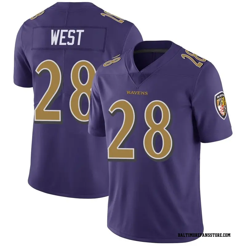 Men's Purple Limited Terrance West Baltimore Color Rush Vapor Untouchable Jersey