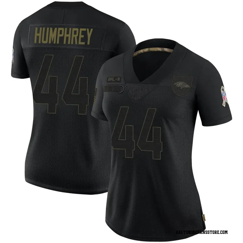 Limited Men's Marlon Humphrey Black Alternate Jersey - #44 Football  Baltimore Ravens 100th Season Vapor Untouchable Size 40/M