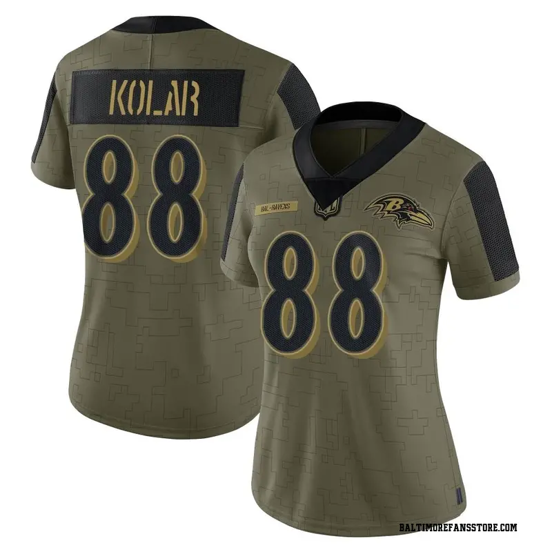 Top-selling Item] Baltimore Ravens Charlie Kolar 88 White Vapor Limited 3D  Unisex Jersey