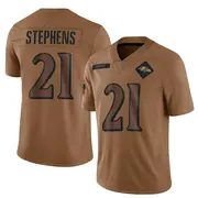 Youth Brown Limited Brandon Stephens Baltimore 2023 Salute To Service Jersey