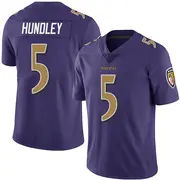 Youth Purple Limited Brett Hundley Baltimore Team Color Vapor Untouchable Jersey